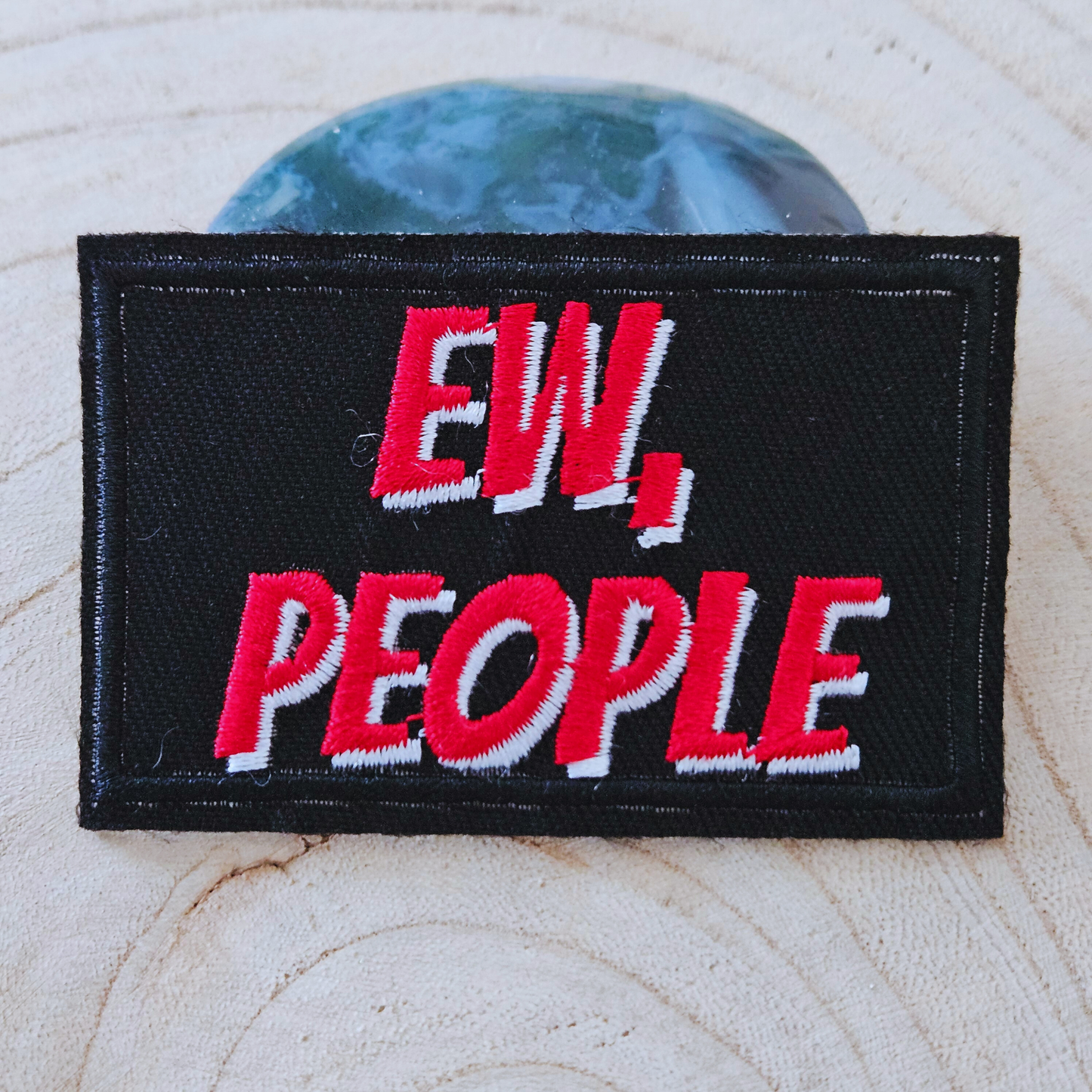 Strijk embleem  -  Iron on Patch - Ew, people