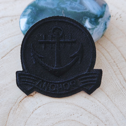 Strijk embleem  -  Iron on Patch - Anker