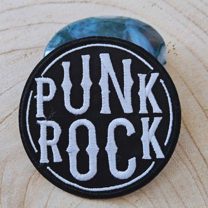 Strijk embleem  -  Iron on Patch - Punk rock