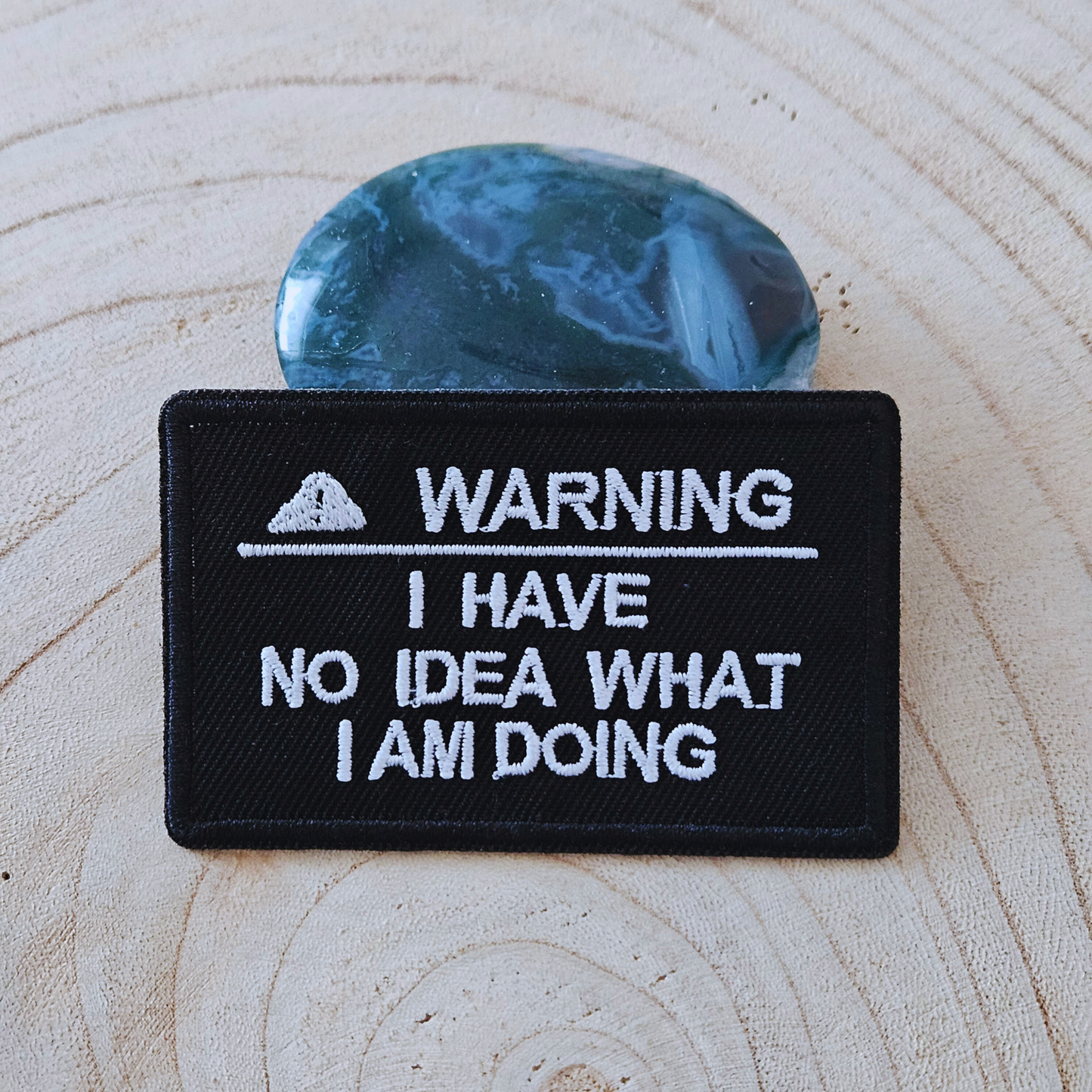 Strijk embleem  -  Iron on Patch - Warning I have no idea what I am doing