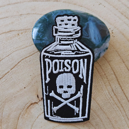 Strijk embleem  -  Iron on Patch - Poison