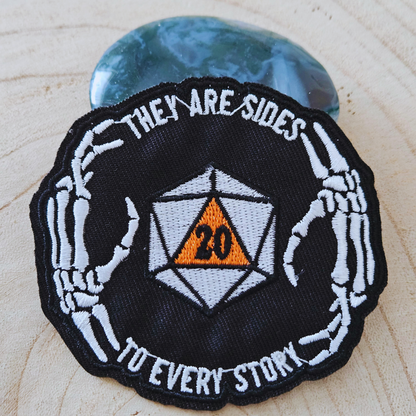 Strijk embleem  -  Iron on Patch - They are sides to every story