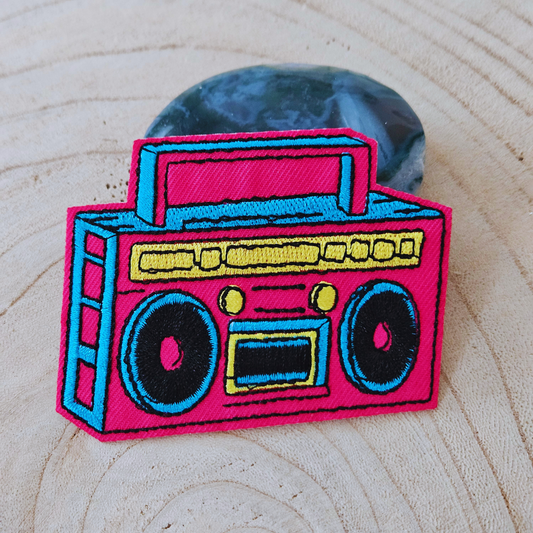 Strijk embleem  -  Iron on Patch -  Radio