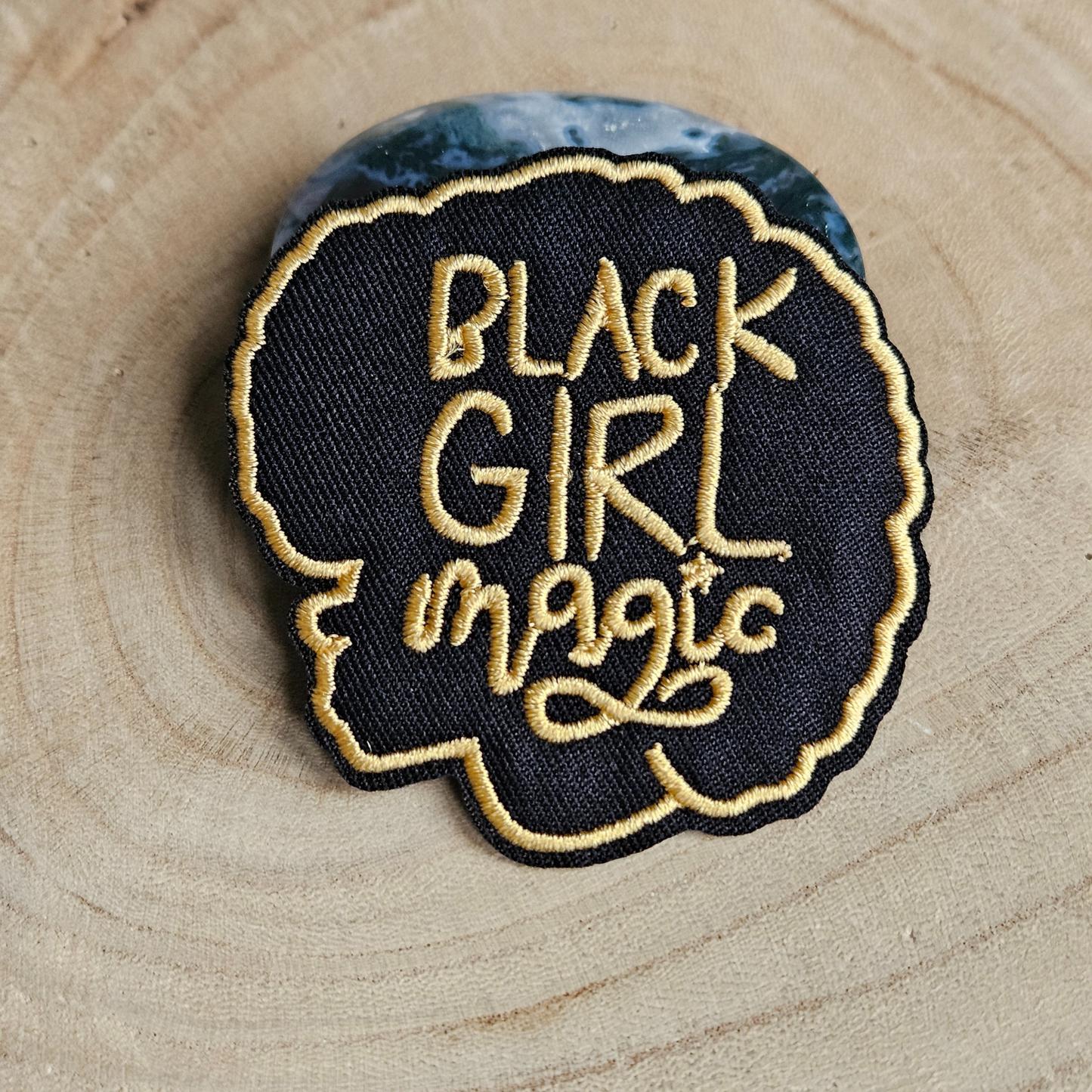 Strijk embleem  -  Iron on Patch - Black girl magic