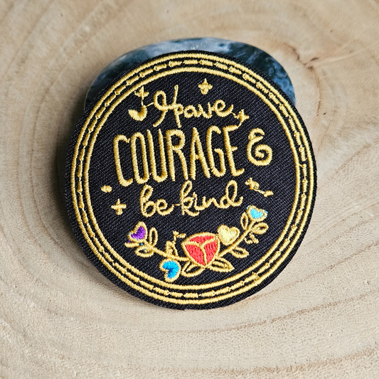 Strijk embleem  -  Iron on Patch - Have courage be kind