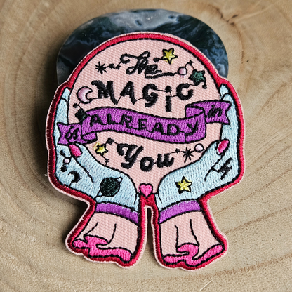 Strijk embleem  -  Iron on Patch -  The magic is already in you