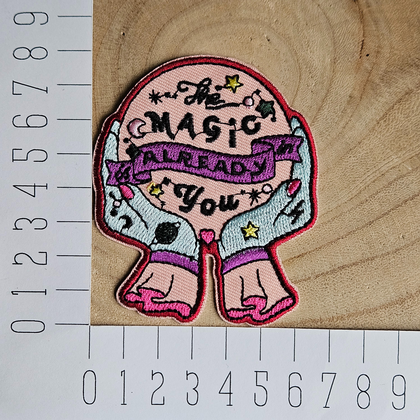 Strijk embleem  -  Iron on Patch -  The magic is already in you