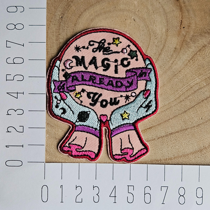 Strijk embleem  -  Iron on Patch -  The magic is already in you