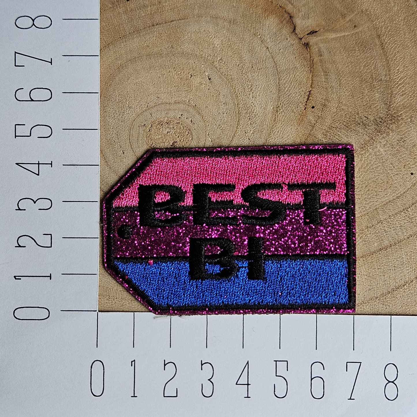 Strijk embleem  -  Iron on Patch - Best BI