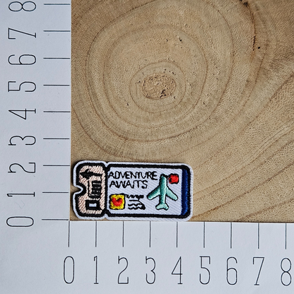 Strijk embleem  -  Iron on Patch - Ticket