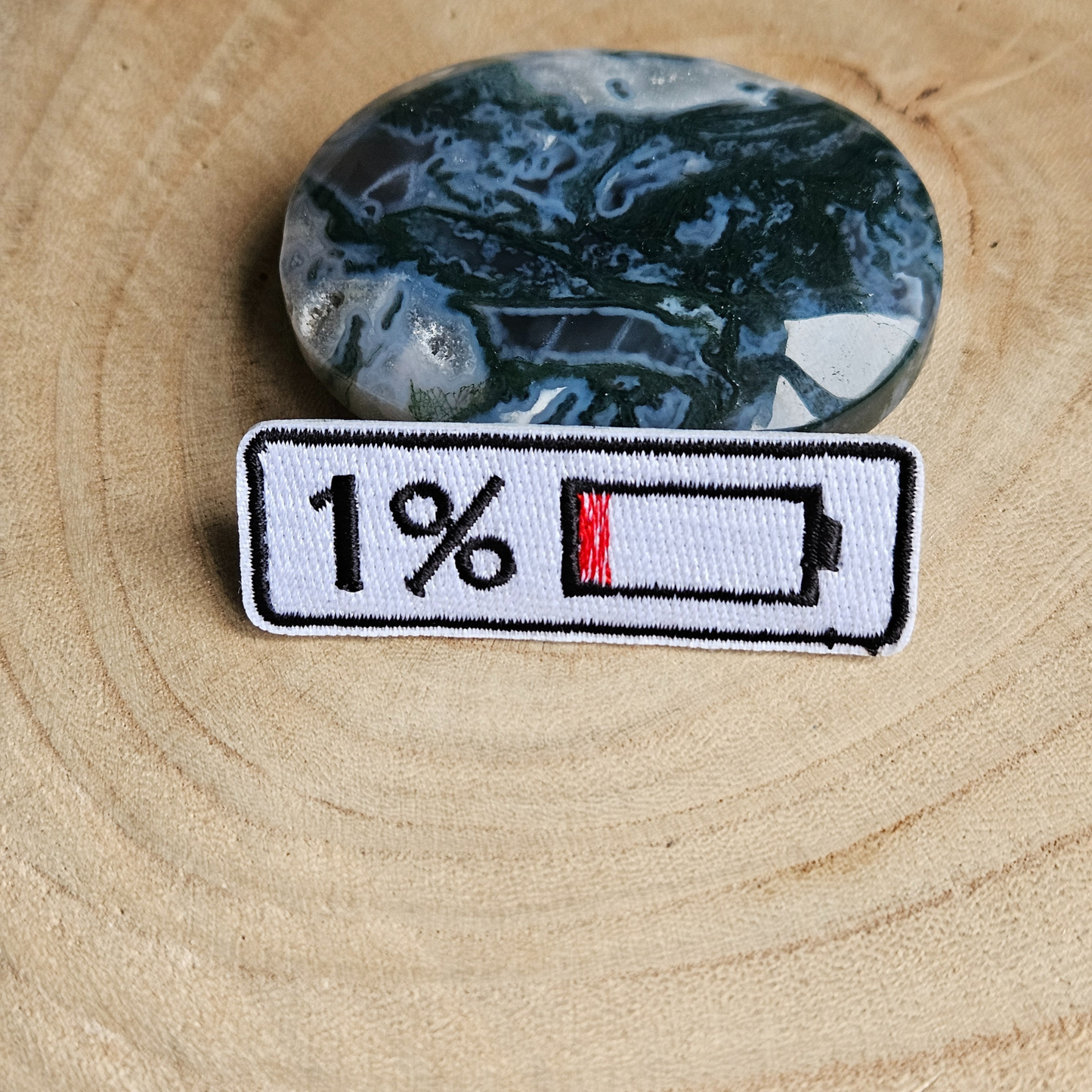 Strijk embleem  -  Iron on Patch - Battrij 1%