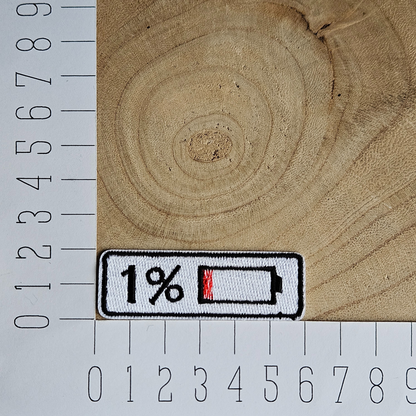 Strijk embleem  -  Iron on Patch - Battrij 1%