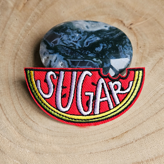 Strijk embleem  -  Iron on Patch - Watermeloen - Sugar