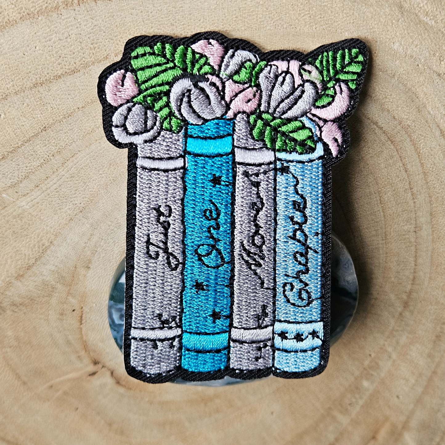 Strijk embleem  -  Iron on Patch - Boeken - Just one more chapter