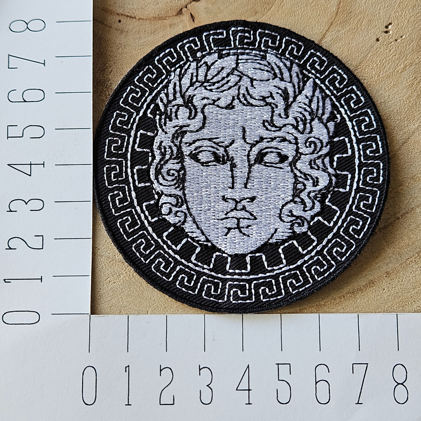 Strijk embleem  -  Iron on Patch - Romeinse god