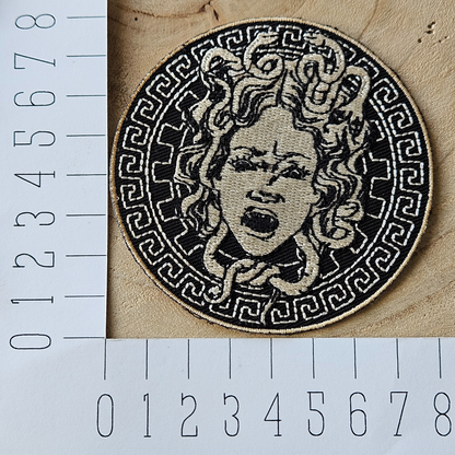 Strijk embleem  -  Iron on Patch - Medusa - Mythe