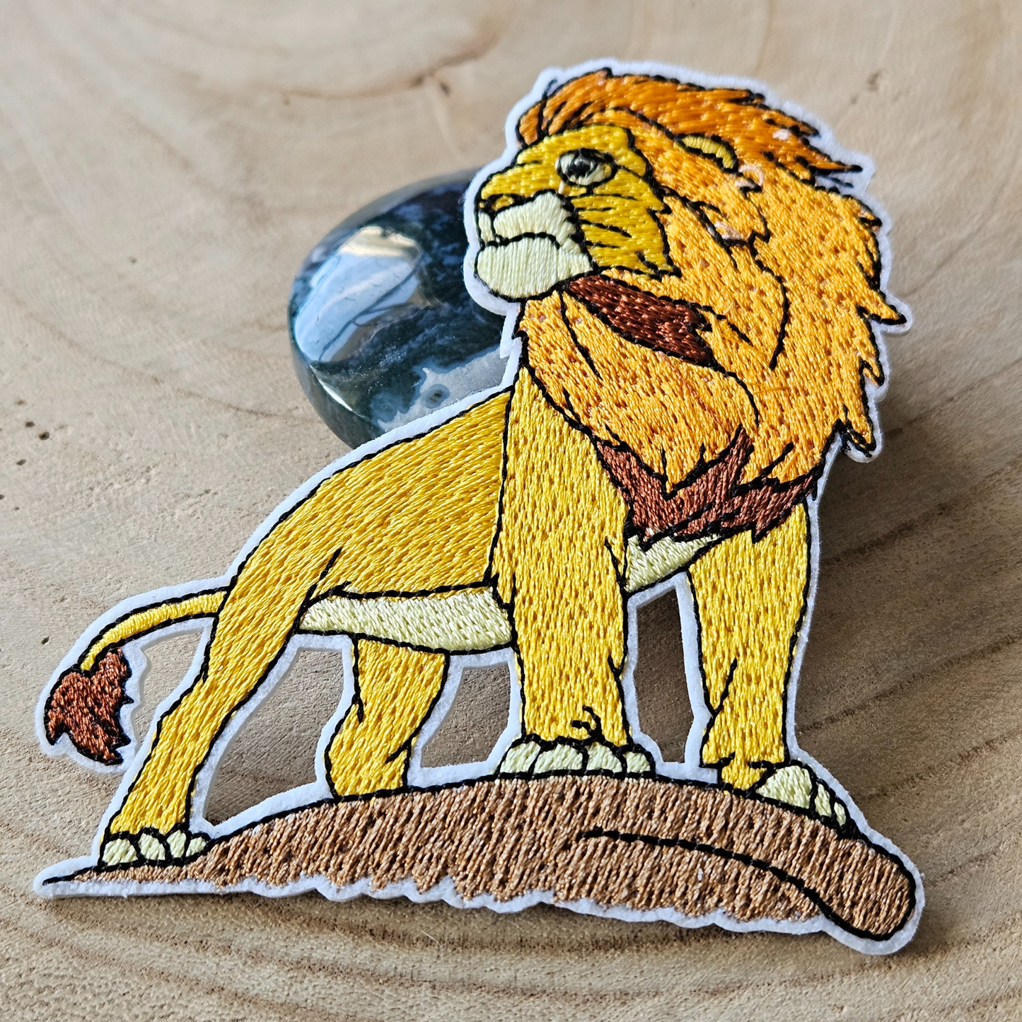 Strijk embleem  -  Iron on Patch - Leeuw