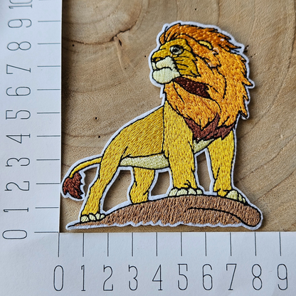 Strijk embleem  -  Iron on Patch - Leeuw