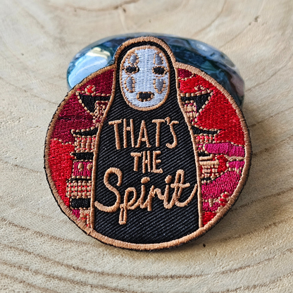 Strijk embleem  -  Iron on Patch - That's the spirit
