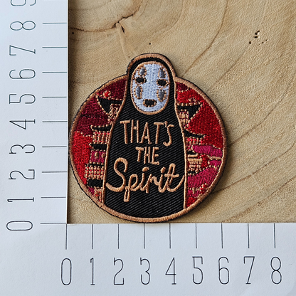 Strijk embleem  -  Iron on Patch - That's the spirit