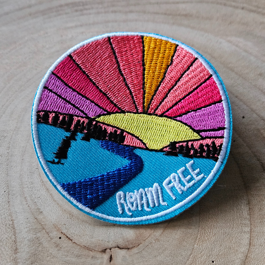 Strijk embleem  -  Iron on Patch - Zonsondergang