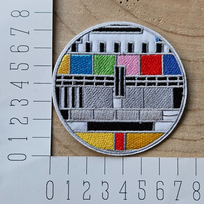 Strijk embleem  -  Iron on Patch - Testbeeld