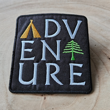 Strijk embleem  -  Iron on Patch - Adventure