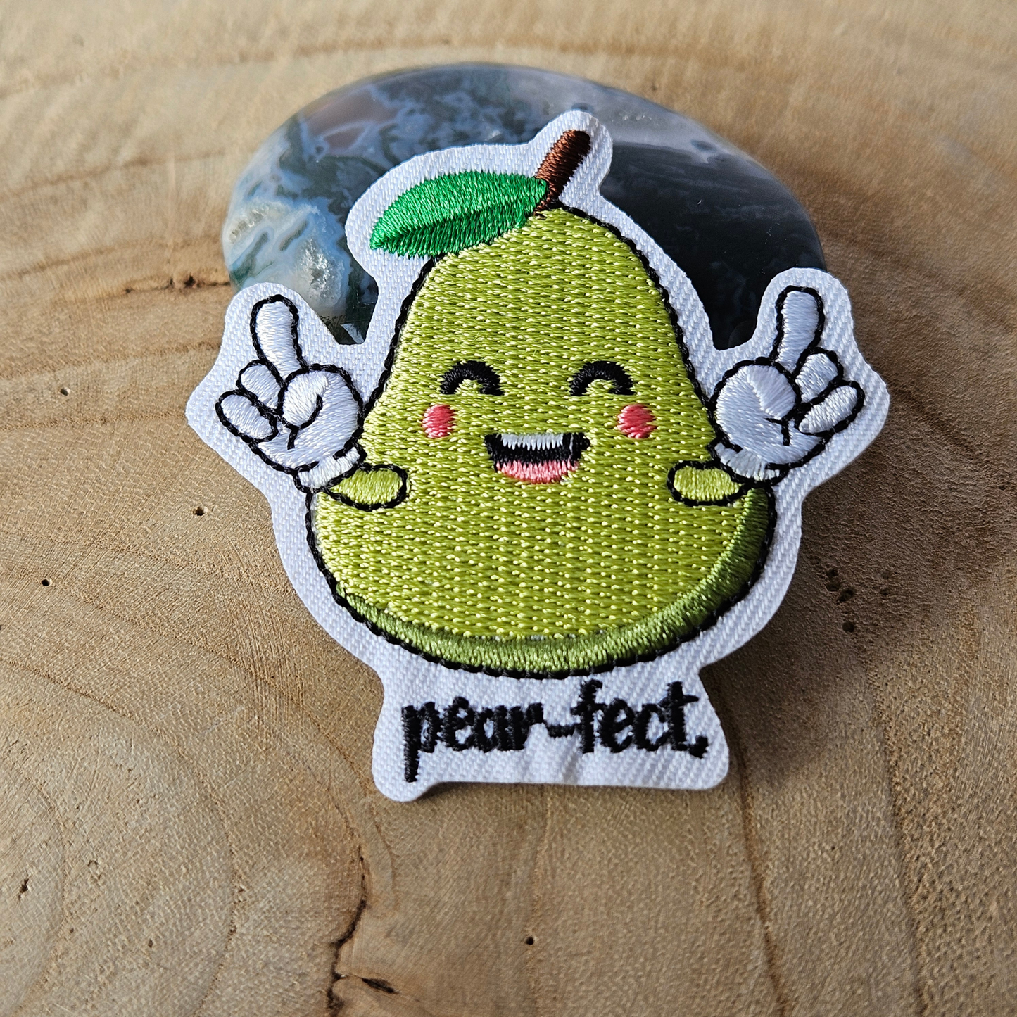 Strijk embleem  -  Iron on Patch  - Peer - Pearfect