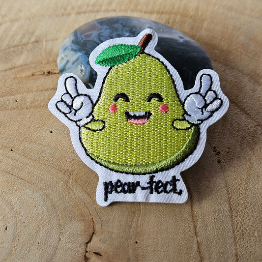 Strijk embleem  -  Iron on Patch  - Peer - Pearfect