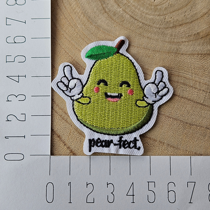Strijk embleem  -  Iron on Patch  - Peer - Pearfect