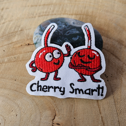 Strijk embleem  -  Iron on Patch  - Kersen - Cherry smart