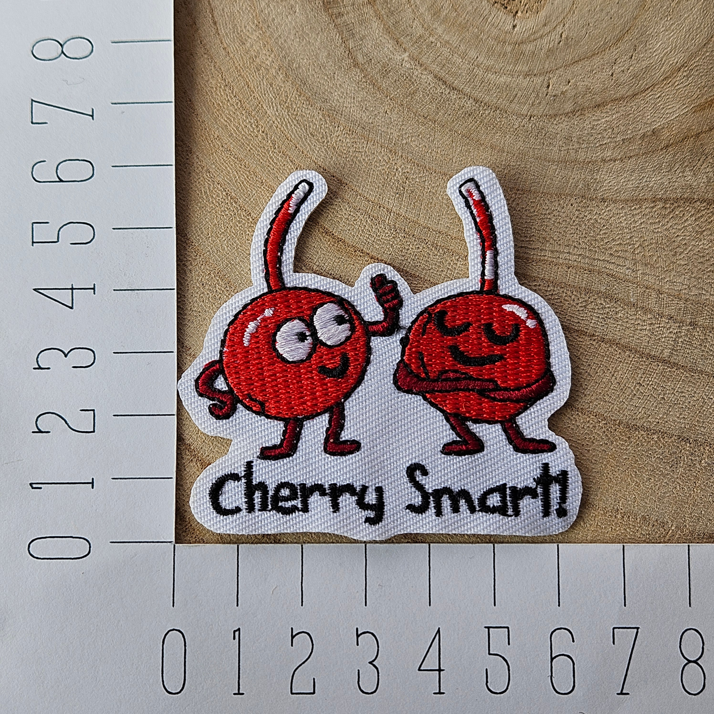 Strijk embleem  -  Iron on Patch  - Kersen - Cherry smart