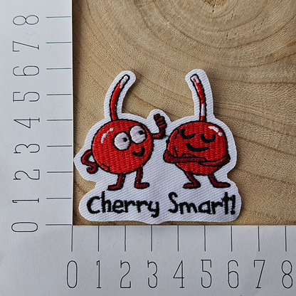 Strijk embleem  -  Iron on Patch  - Kersen - Cherry smart