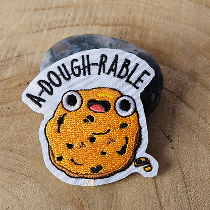 Strijk embleem  -  Iron on Patch  - Koekje - A dough rable