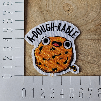 Strijk embleem  -  Iron on Patch  - Koekje - A dough rable