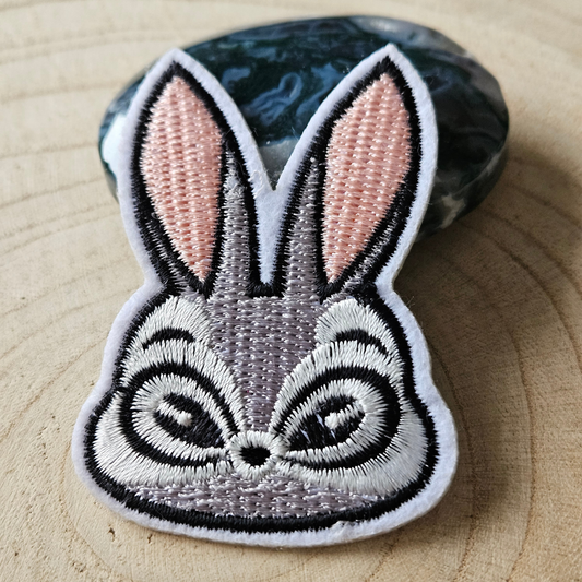 Strijk embleem  -  Iron on Patch - Konijn