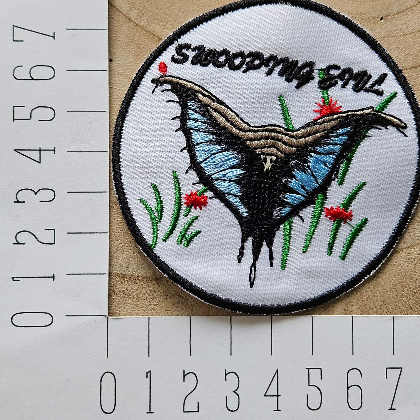 Strijk embleem - Iron on Patch -  Swooping evil