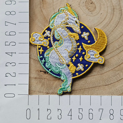Strijk embleem  -  Iron on Patch - Draak