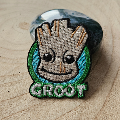 Strijk embleem - Iron on Patch - Boomstam