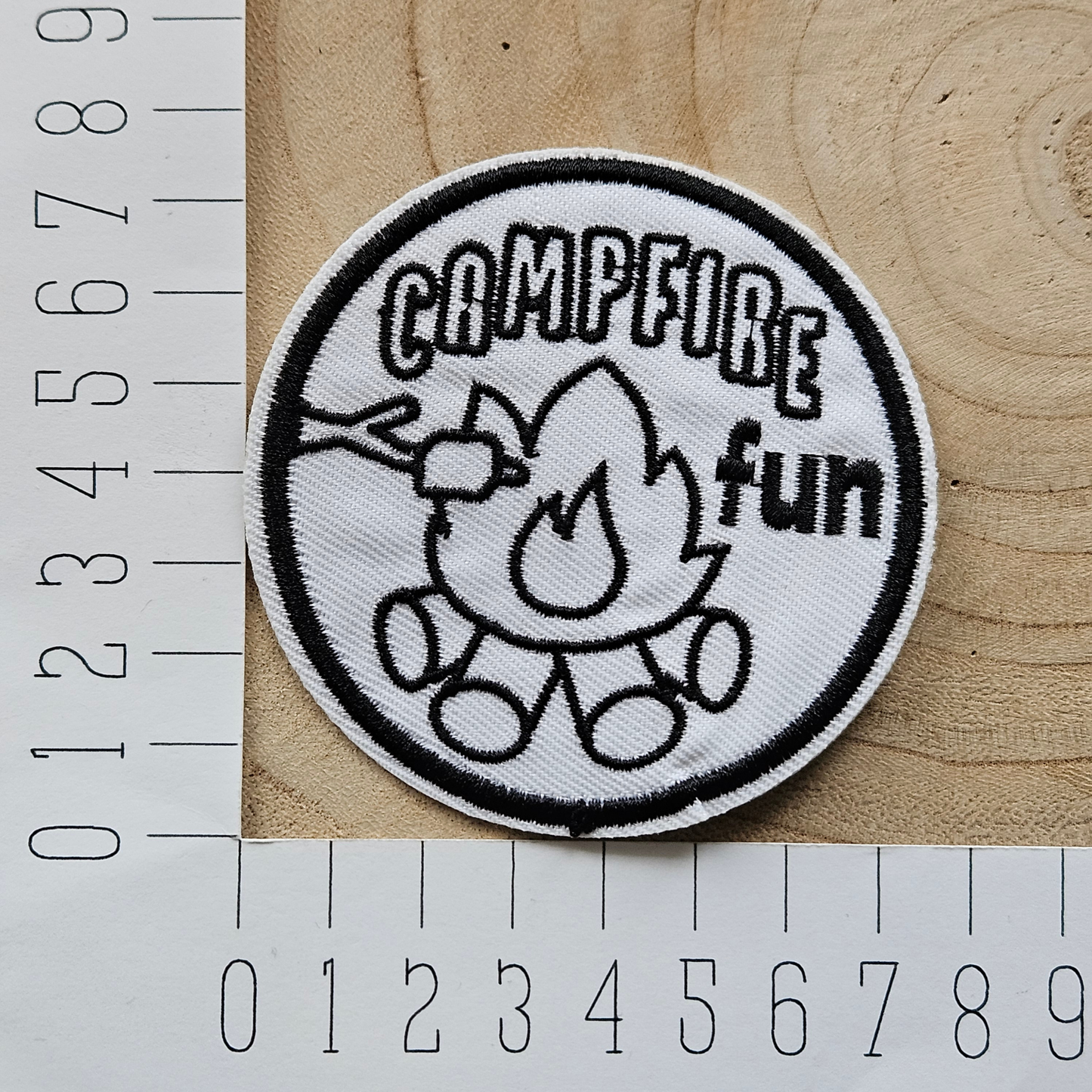 Strijk embleem - Iron on Patch - Campfire fun