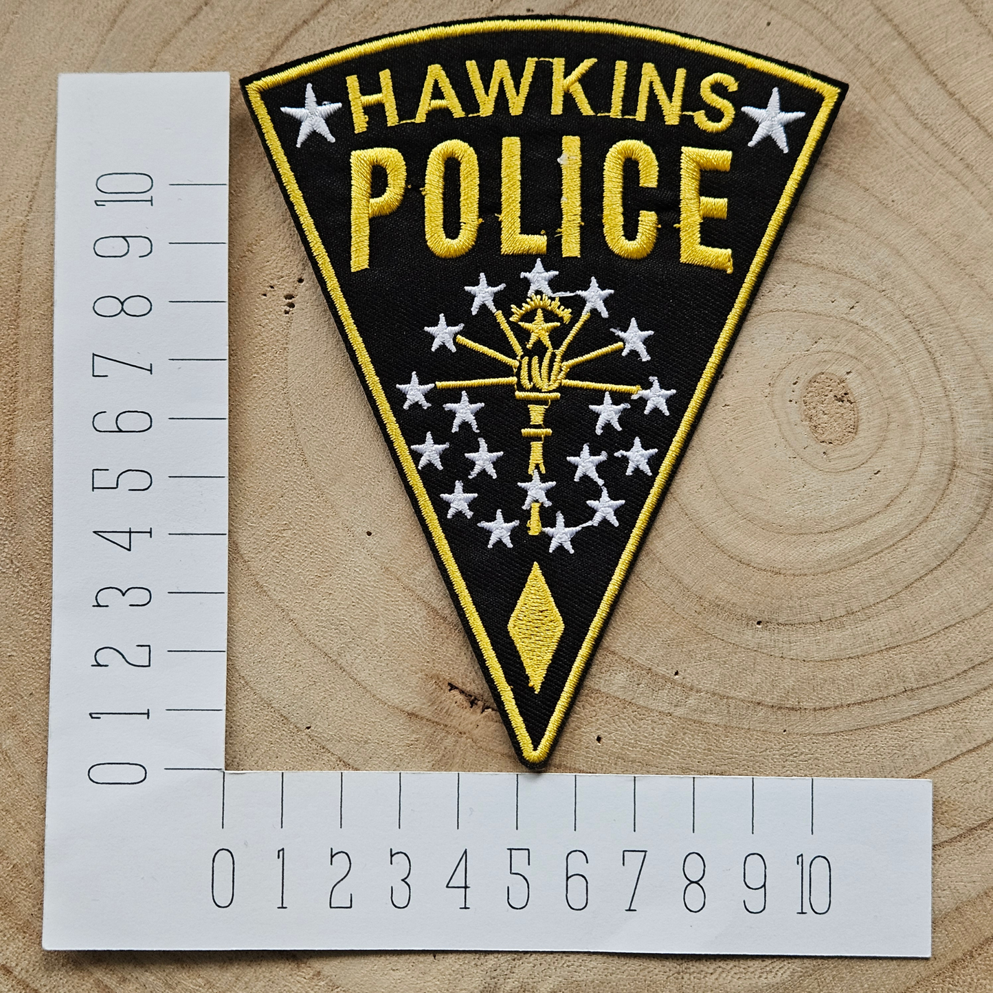 Strijk embleem - Iron on Patch - Hawkins police