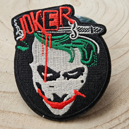 Strijk embleem - Iron on Patch - Horror clown