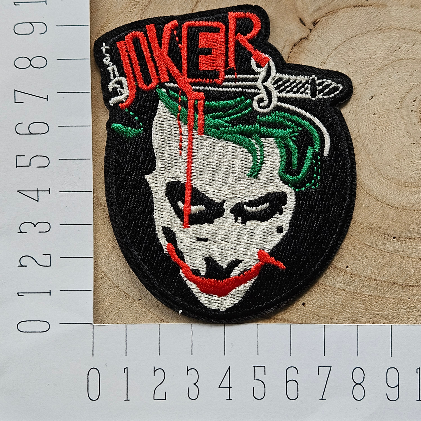 Strijk embleem - Iron on Patch - Horror clown
