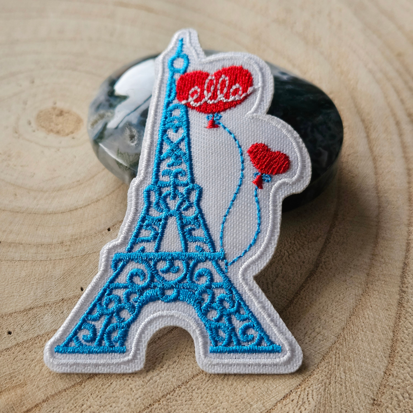 Strijk embleem - Iron on Patch - Eiffeltoren