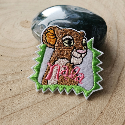 Strijk embleem - Iron on Patch - Leeuwen welp