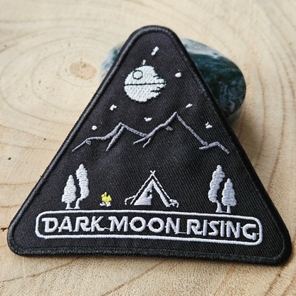Strijk embleem - Iron on Patch - Dark moon rising