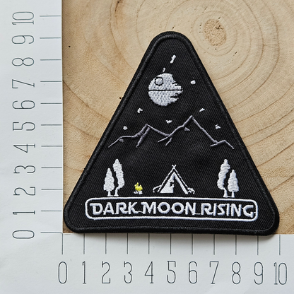 Strijk embleem - Iron on Patch - Dark moon rising