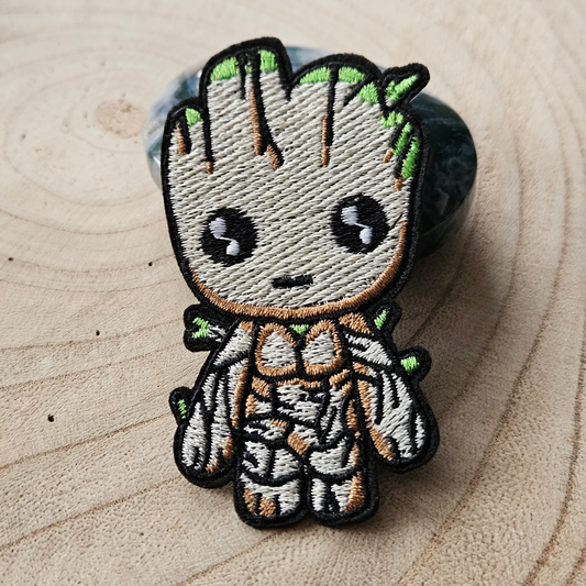 Strijk embleem - Iron on Patch - Boomstronk