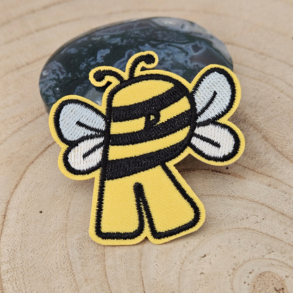 Strijk embleem - Iron on Patch - Bij alfabet letter R