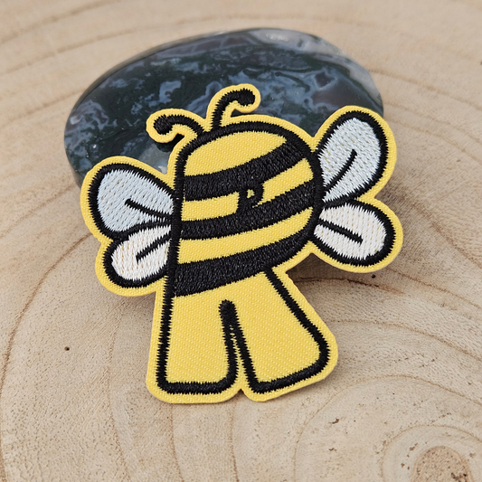 Strijk embleem - Iron on Patch - Bij alfabet letter R